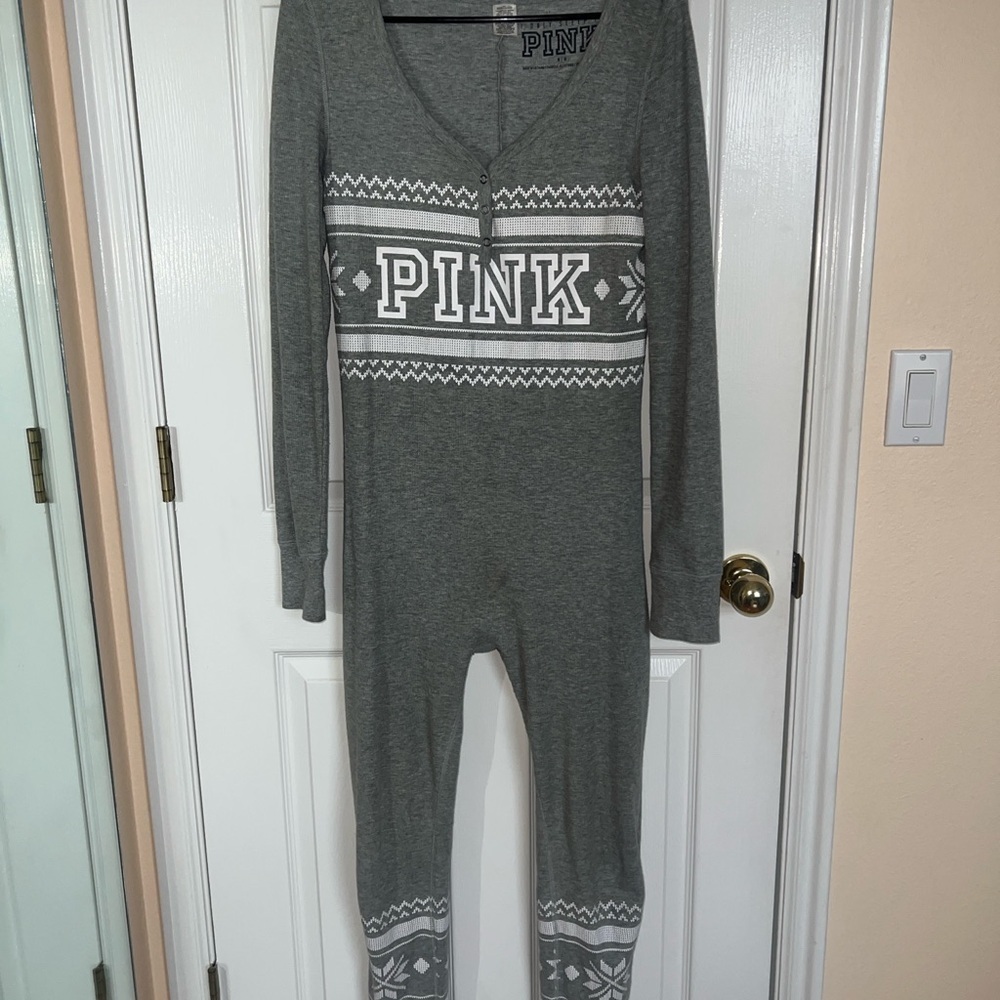 PINK Victoria's Secret Heather Gray Top